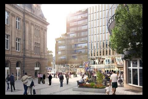 Foster + Partner's Luxembourg City scheme